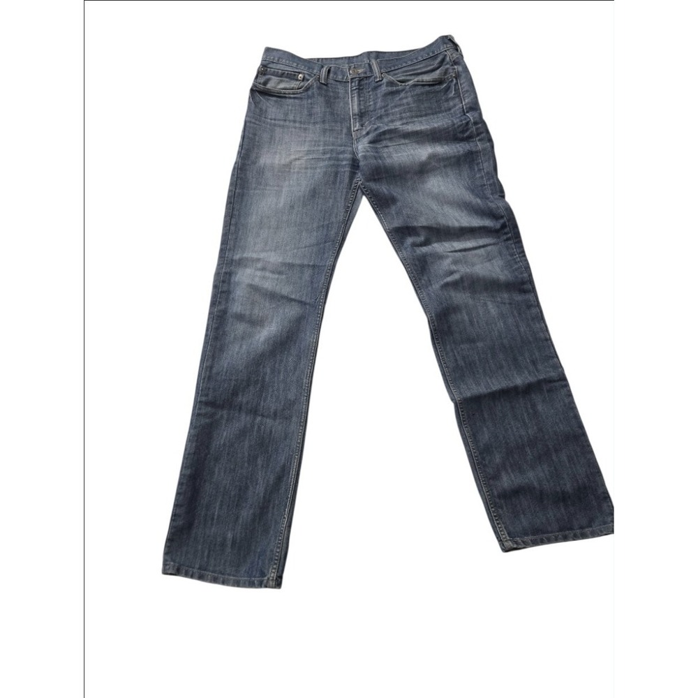 Levi's 514 Straight Fit Jeans Men's 34x34 Blue Denim Medium‎ Wash Actual 35x32